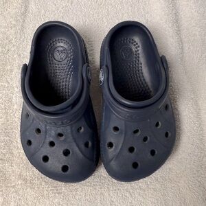 Crocs Toddlers Sz 6 C 7 Navy Blue Classic Slip On Clogs Unisex